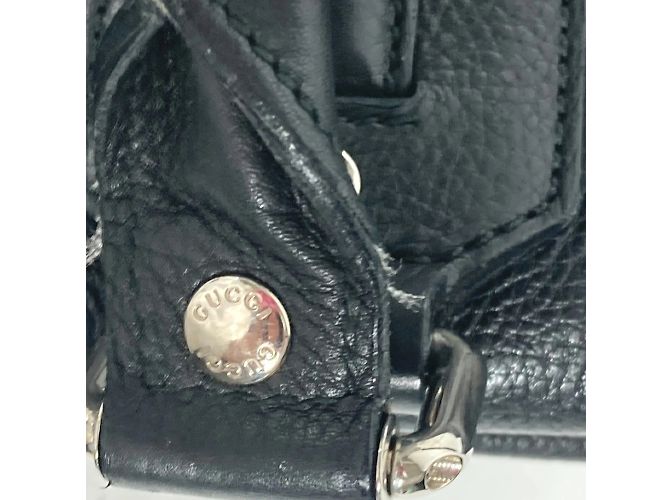 Borsa in pelle nera Gucci Nero - vista 15