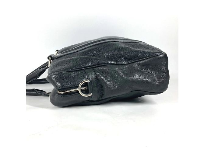 Borsa in pelle nera Gucci Nero - vista 3