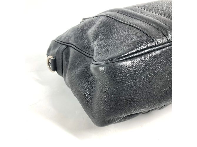 Borsa in pelle nera Gucci Nero - vista 6
