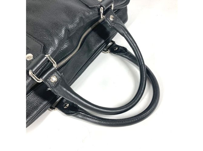 Borsa in pelle nera Gucci Nero - vista 8