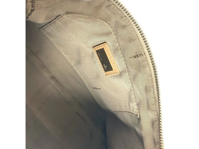Borsa a Spalla Fendi Zucchino Zucca Logo Beige - vista 13