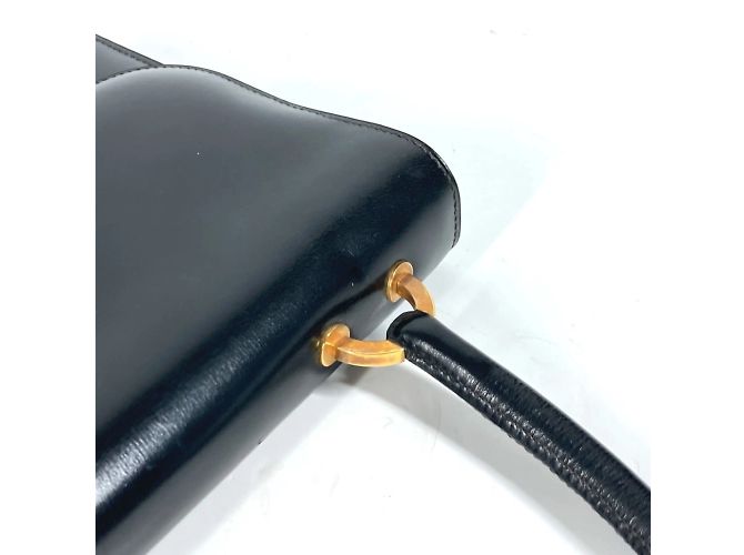 Hermès Hermes Vintage Ring Handtasche Schwarz - Ansicht 11