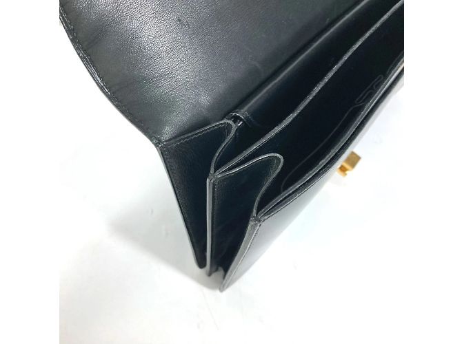 Hermès Hermes Vintage Ring Handtasche Schwarz - Ansicht 16