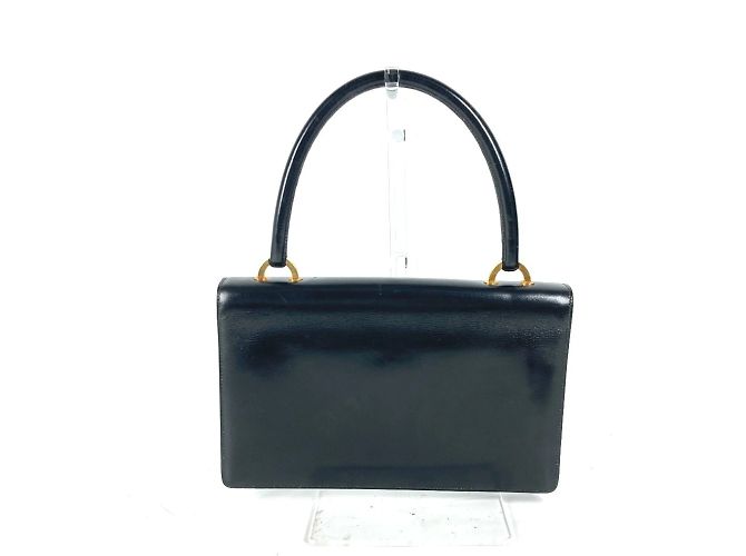 Hermès Hermes Vintage Ring Handtasche Schwarz - Ansicht 2