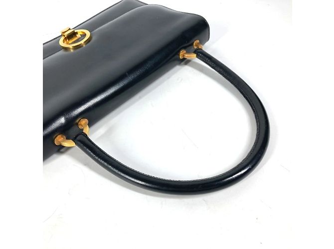 Hermès Hermes Vintage Ring Handtasche Schwarz - Ansicht 9