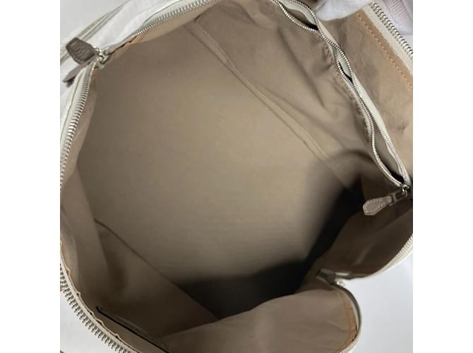 Hermès Borsa da Golf 40 Hermes Bianco Beige Taupe - vista 11