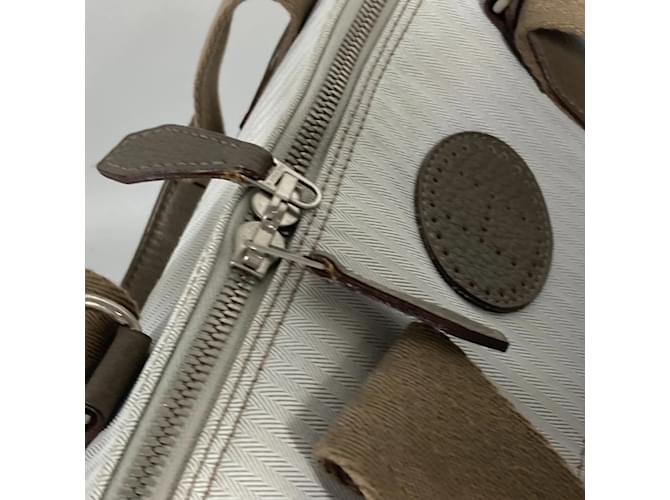 Hermès Borsa da Golf 40 Hermes Bianco Beige Taupe - vista 14