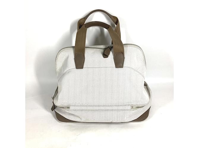 Hermès Borsa da Golf 40 Hermes Bianco Beige Taupe - vista 2