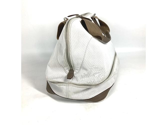 Hermès Borsa da Golf 40 Hermes Bianco Beige Taupe - vista 4