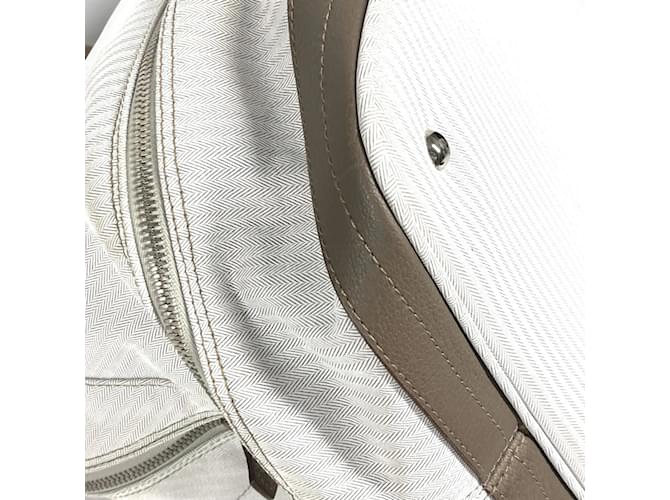 Hermès Borsa da Golf 40 Hermes Bianco Beige Taupe - vista 5