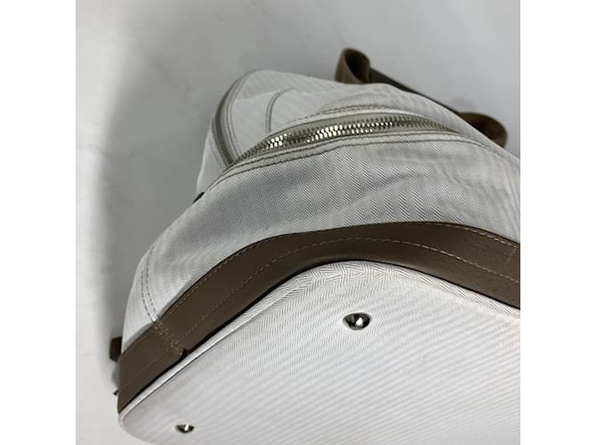 Hermès Borsa da Golf 40 Hermes Bianco Beige Taupe - vista 8
