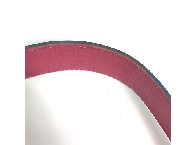 Cinghia a spalla in pelle Epi Louis Vuitton Nero Rosa Blu Giallo - vista 4