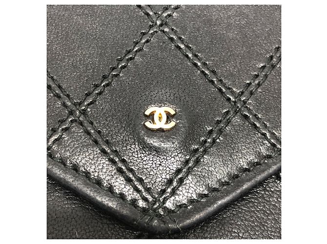Carteira Longa Matelassé Chanel Preto - vista 11