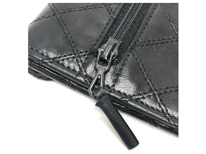 Carteira Longa Matelassé Chanel Preto - vista 15