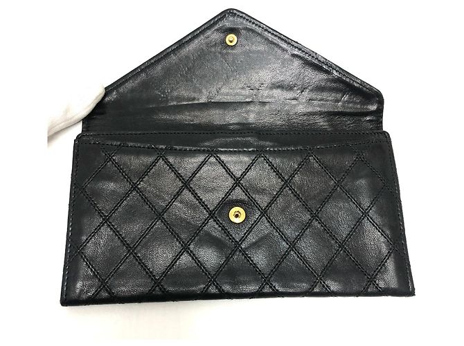 Carteira Longa Matelassé Chanel Preto - vista 9