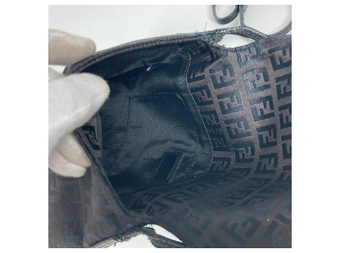 Borsa Fendi Zucca Zucchino Nero - vista 11