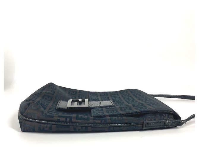 Borsa Fendi Zucca Zucchino Nero - vista 4