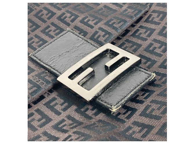 Borsa Fendi Zucca Zucchino Nero - vista 8