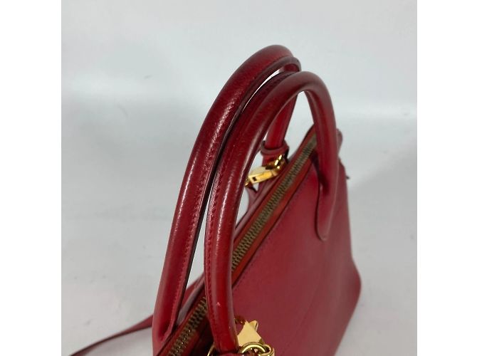 Hermès Borsa in pelle rossa Courchevel Hermes Bolide 31 Rosso - vista 11