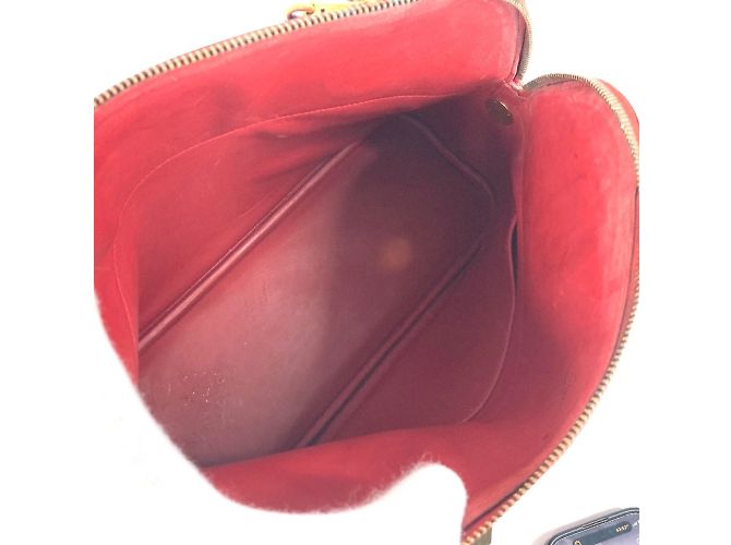 Hermès Borsa in pelle rossa Courchevel Hermes Bolide 31 Rosso - vista 13