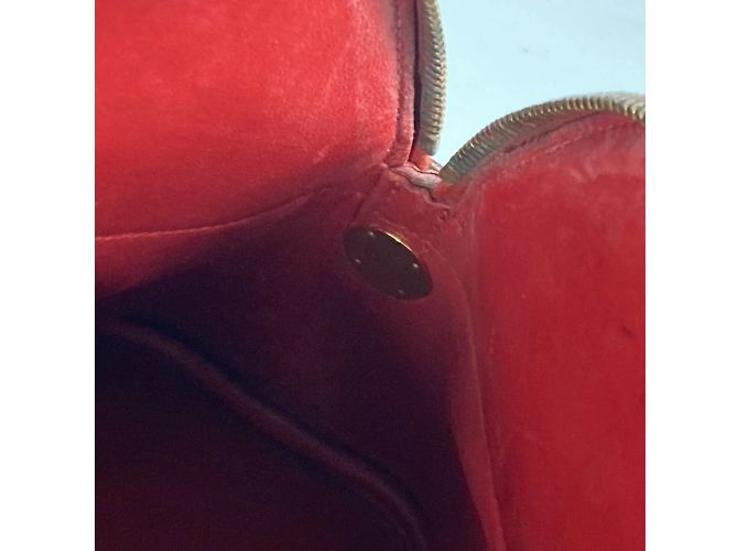 Hermès Borsa in pelle rossa Courchevel Hermes Bolide 31 Rosso - vista 14
