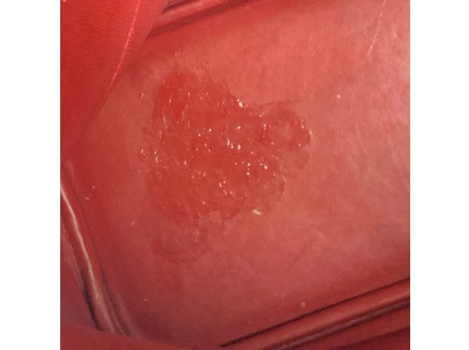 Hermès Borsa in pelle rossa Courchevel Hermes Bolide 31 Rosso - vista 16