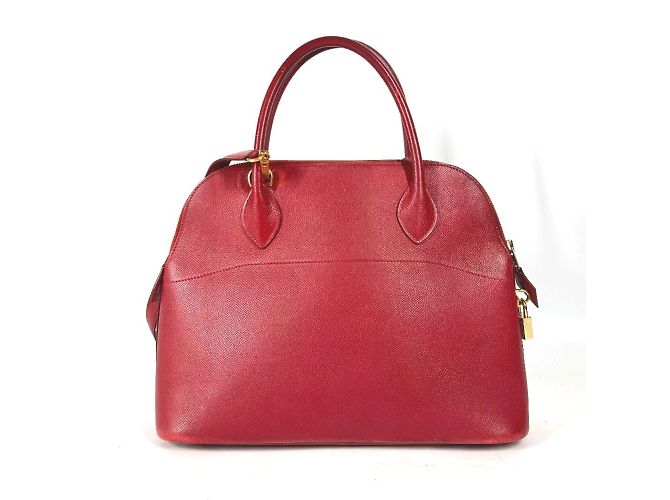 Hermès Borsa in pelle rossa Courchevel Hermes Bolide 31 Rosso - vista 2