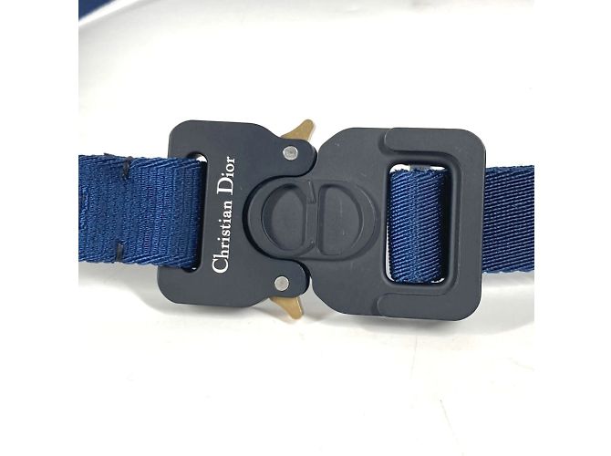 Gacha Gürtel Logo Dior Christian Dior Marineblau - Ansicht 4