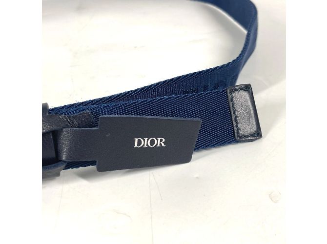 Gacha Gürtel Logo Dior Christian Dior Marineblau - Ansicht 5