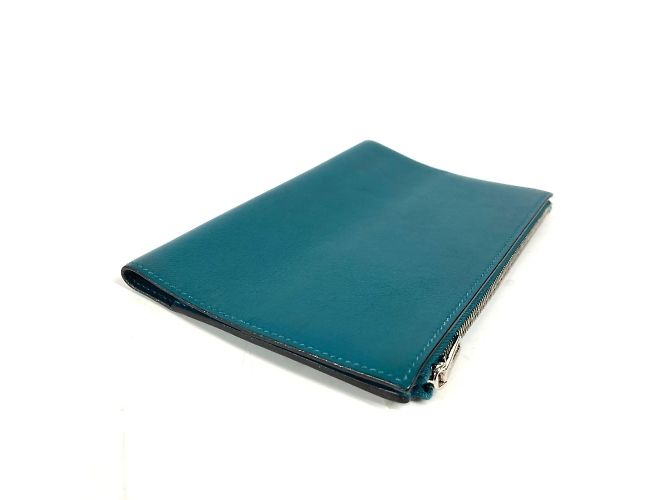 Hermès Hermes EA Zip PM Notebook Stationery Case Blue - view 3