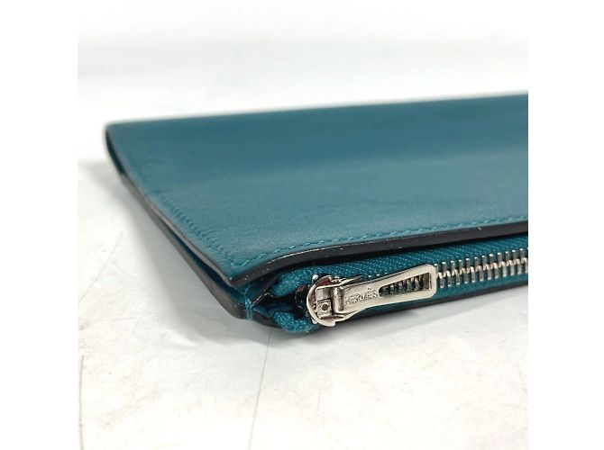 Hermès Hermes EA Zip PM Notebook Stationery Case Blue - view 4