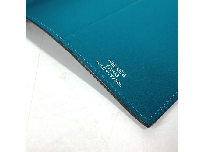 Hermès Hermes EA Zip PM Notebook Stationery Case Blue - view 7