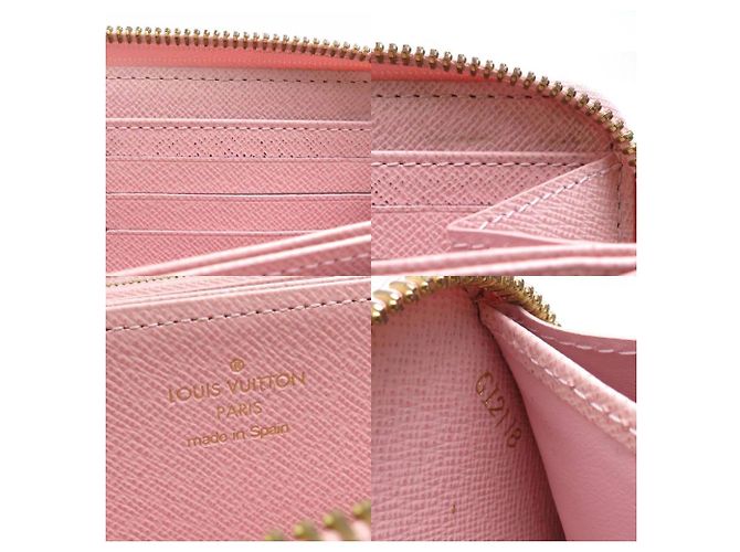 Cartera larga Damier Azur Louis Vuitton Rosa Azul - vista 5