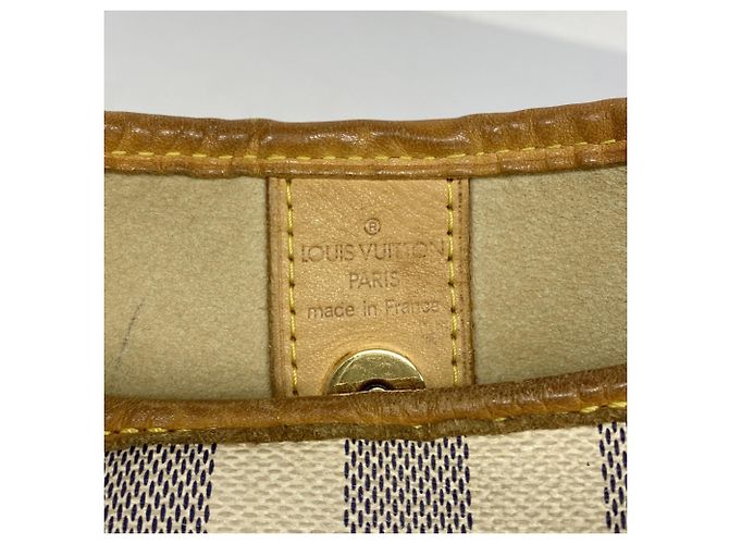 Borsa Tote Louis Vuitton Damier Azur Galliera PM Bianco - vista 5