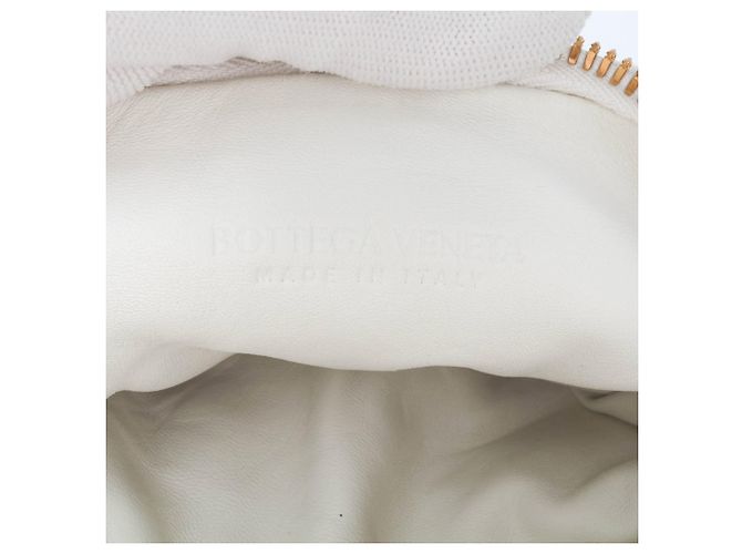 Bottega Veneta Mini Jodie Puffy Nappa Bianco - vista 5