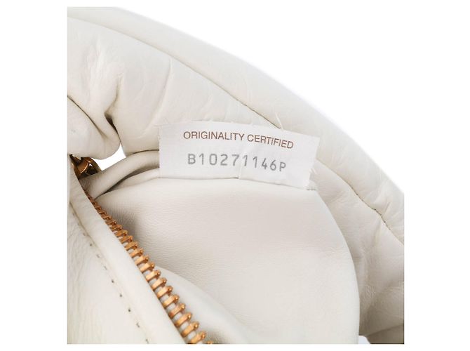 Bottega Veneta Mini Jodie Puffy Nappa Bianco - vista 6