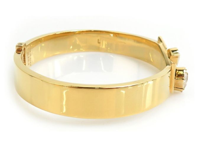 Bracciale bangle Fendi con design dell'occhio di mostro Argento D'oro - vista 3