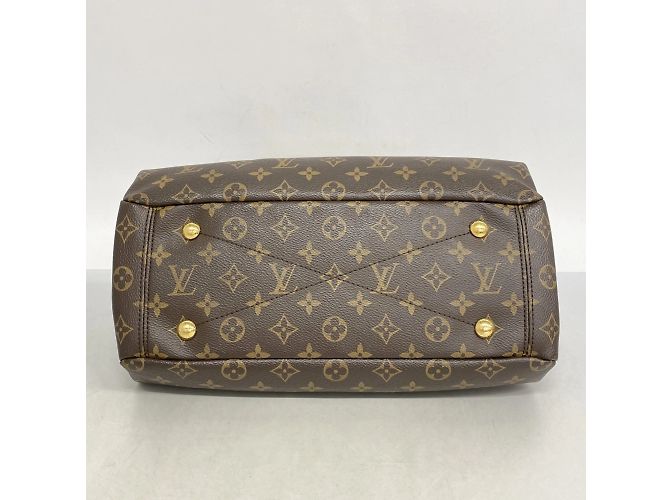 Borsa Tote Pallas MM Monogramma Louis Vuitton Marrone Fuschia - vista 3