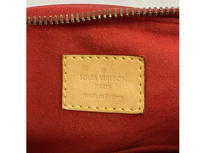 Borsa Tote Pallas MM Monogramma Louis Vuitton Marrone Fuschia - vista 5