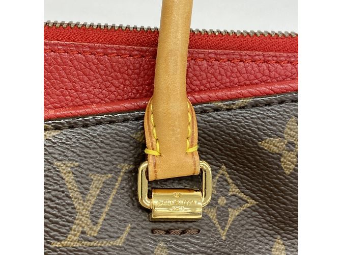 Borsa Tote Pallas MM Monogramma Louis Vuitton Marrone Fuschia - vista 7