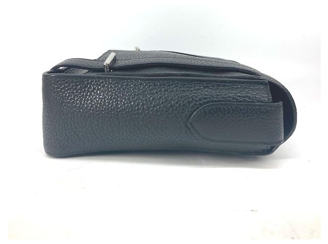 Hermès Bicolor Steve Caporal 27 Klappentasche Schwarz Blau - Ansicht 6