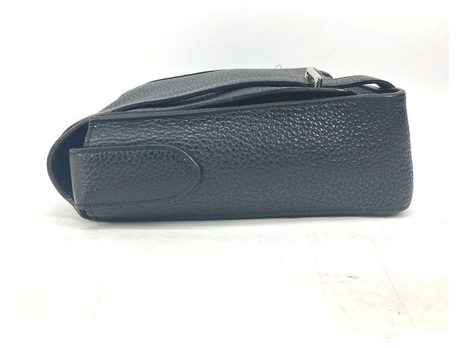 Hermès Bicolor Steve Caporal 27 Klappentasche Schwarz Blau - Ansicht 7
