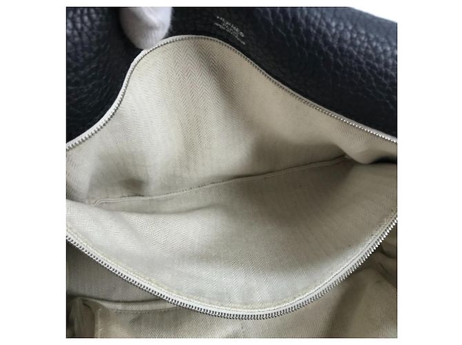 Hermès Borsa Messenger Hermes Taurillon Clemence Nero - vista 12
