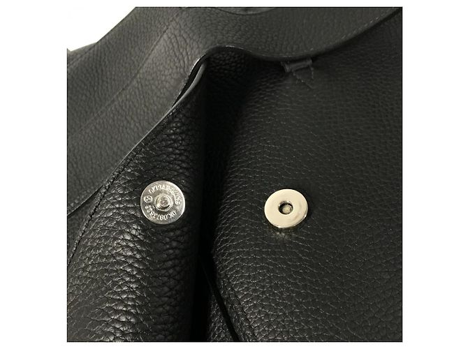 Hermès Borsa Messenger Hermes Taurillon Clemence Nero - vista 16