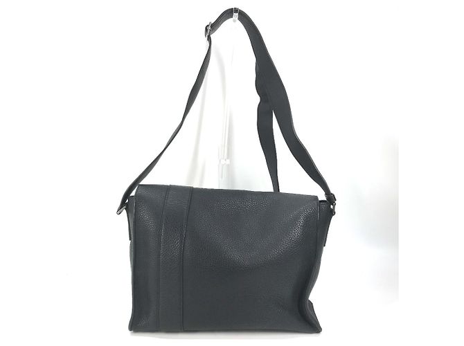 Hermès Borsa Messenger Hermes Taurillon Clemence Nero - vista 4