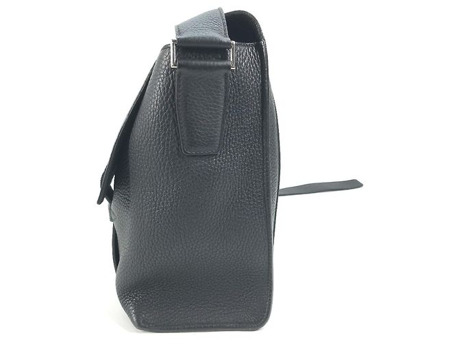 Hermès Borsa Messenger Hermes Taurillon Clemence Nero - vista 6