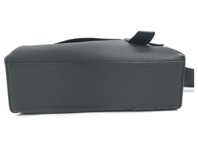 Hermès Borsa Messenger Hermes Taurillon Clemence Nero - vista 7