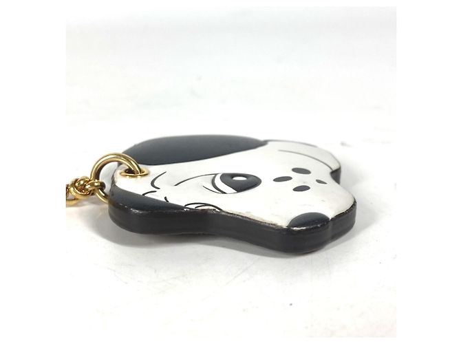 Louis Vuitton Dalmatian Keychain Black White - view 9