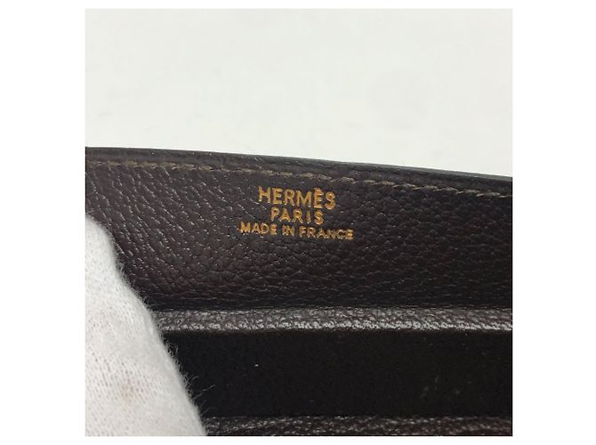 Borsa Box della serie Dogon di Hermès Marrone - vista 12
