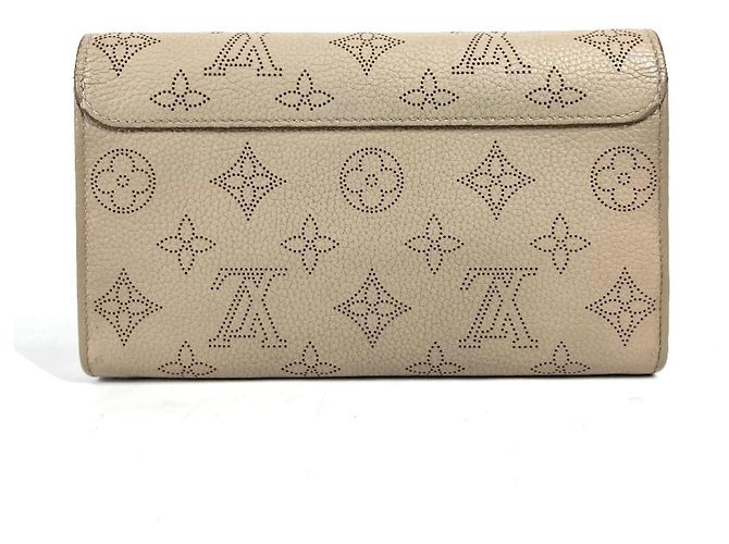 Cartera Larga Iris Mahina Louis Vuitton Beige - vista 2
